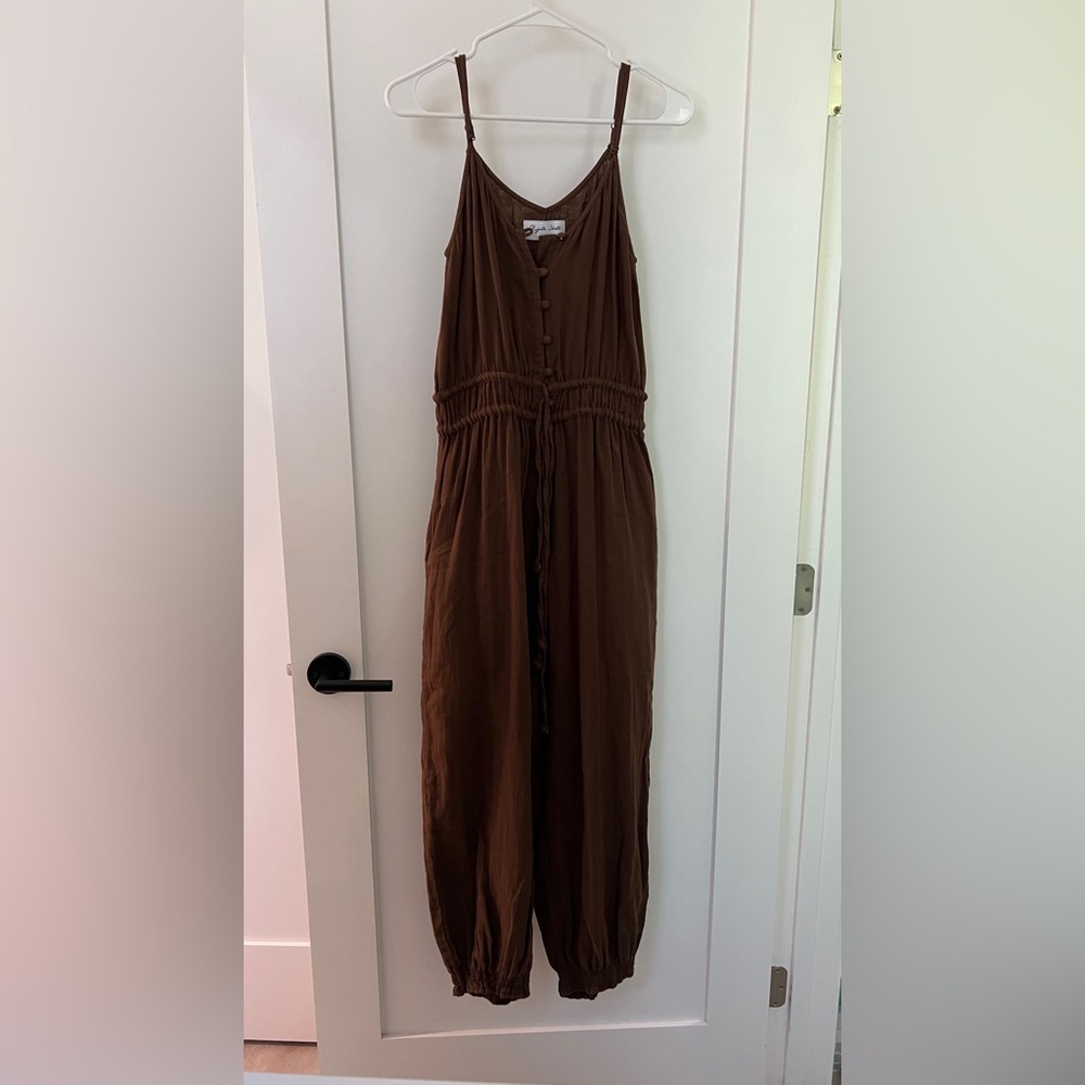 Rujuta Sheth Brown Jumpsuit